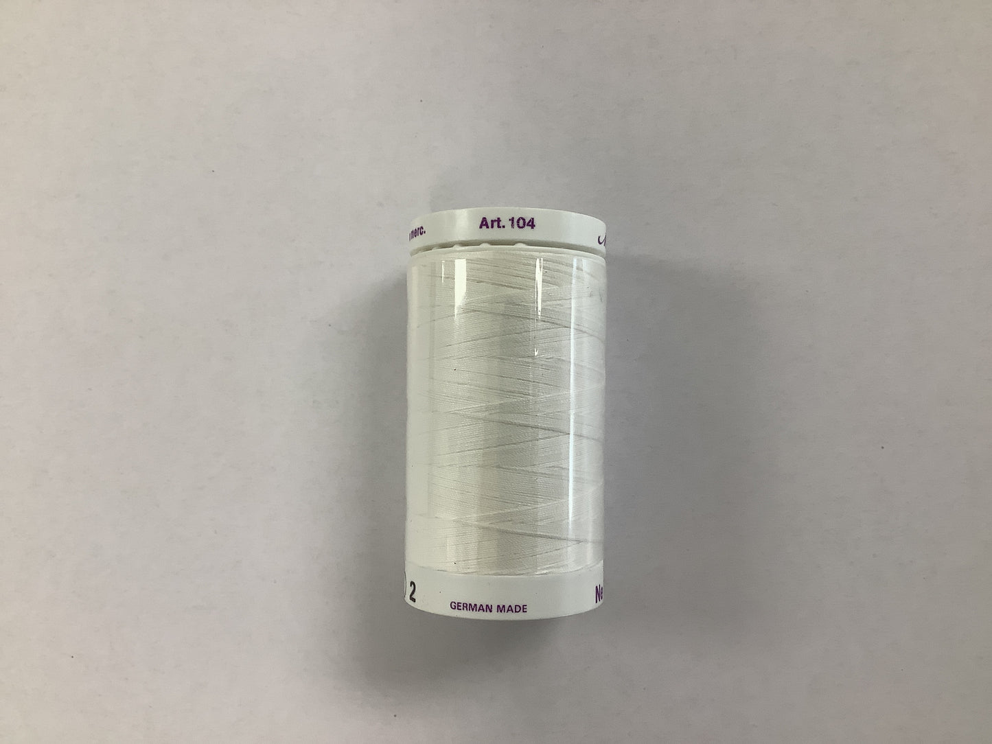 Mettler Silk Finish Thread 50 wt 547yd - White (#2)