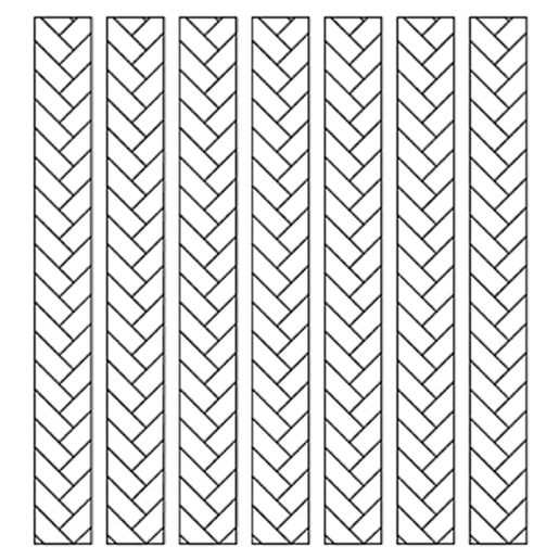 Benartex Foundation By the Yard - Prairie Braid