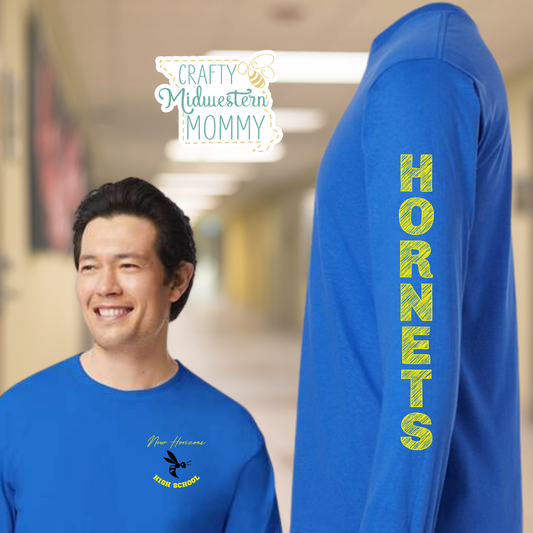 New Horizons High School Hornets Long Sleeve Tee