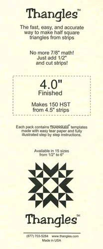 Thangles - 4" Finished