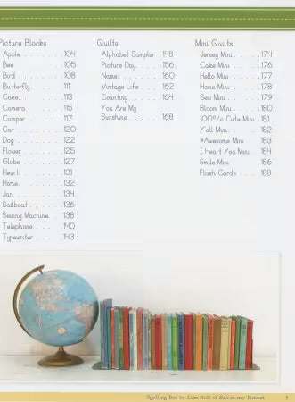 Spelling Bee Pattern Book