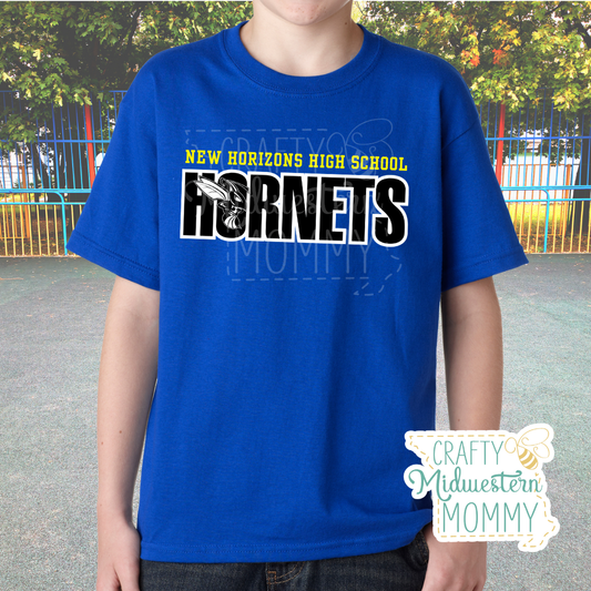 New Horizons High School Hornets Varsity T-Shirt