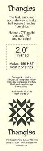 Thangles - 2" Finished