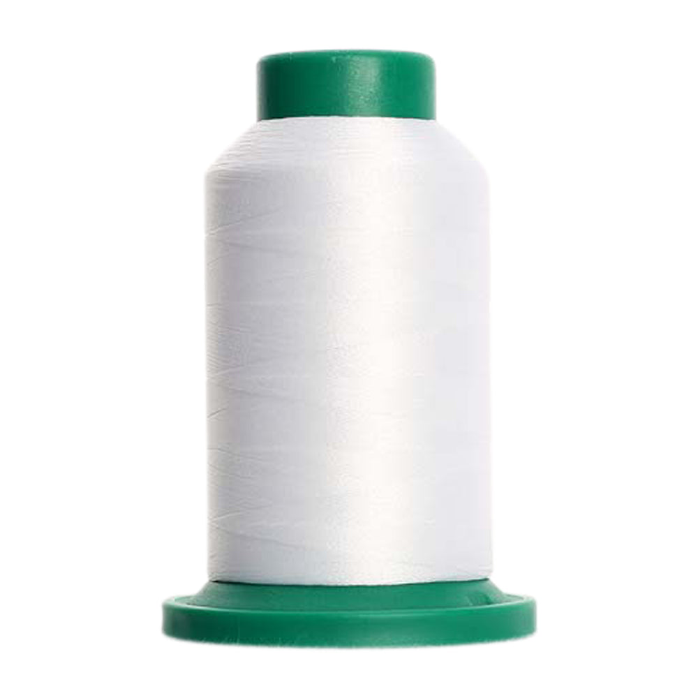 Isacord Recycled 40 Polyester Thread 5000m #0010 Silky White