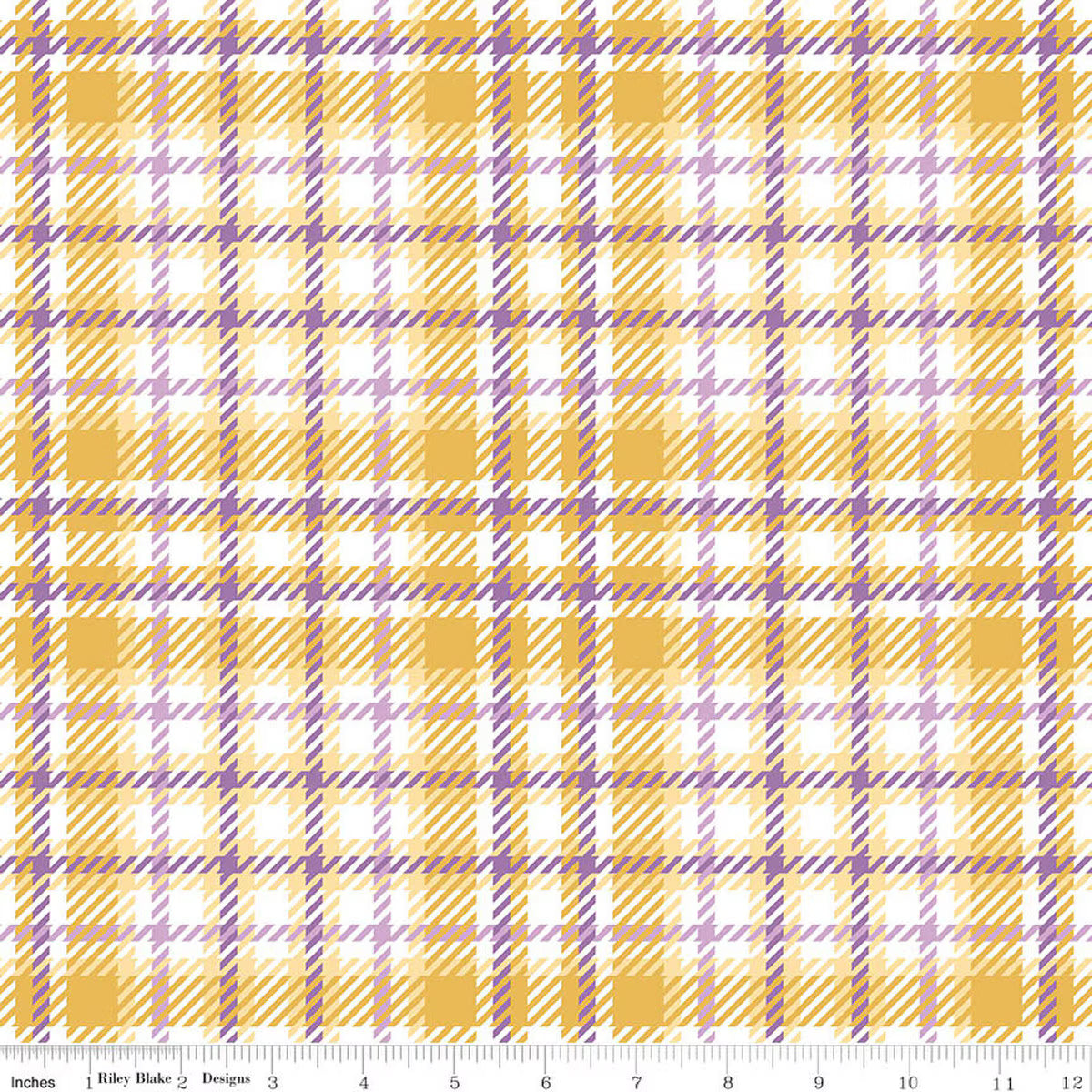 Riley Blake Under the Oaks Plaid White