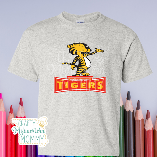 Boone Elementary Tigers Color Logo T-Shirt