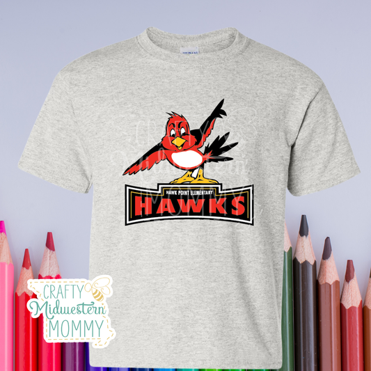 Hawk Point Elementary Logo T-Shirt