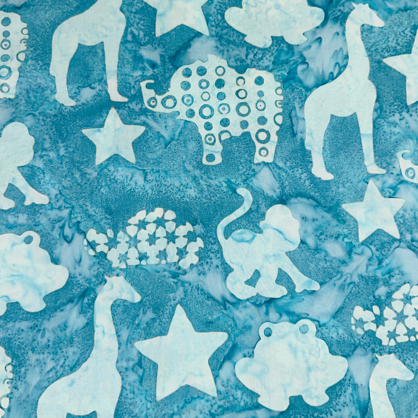 F2049-21 Teal - Hoffman Bali Batik