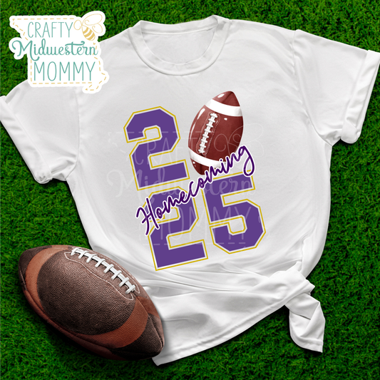 Homecoming 2025 Football T-Shirt
