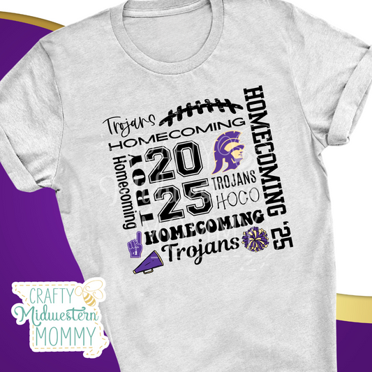Homecoming 2025 Subway Art T-Shirt