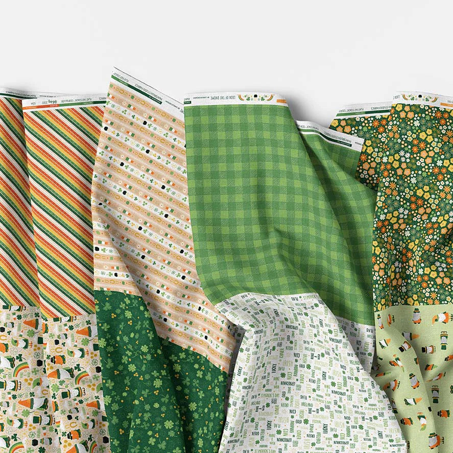 Paintbrush Studio Fat Quarter Bundle - Luck of the Gnome 8 Pieces