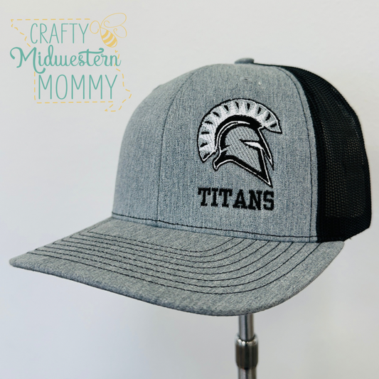 Troy South Middle School Titans Snapback Hat