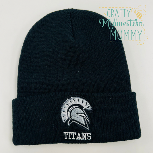 Troy South Middle School Titans Embroidered Beanie