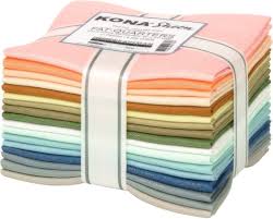 Kaufman - Kona Sheen Pastel Fat Quarter Bundle