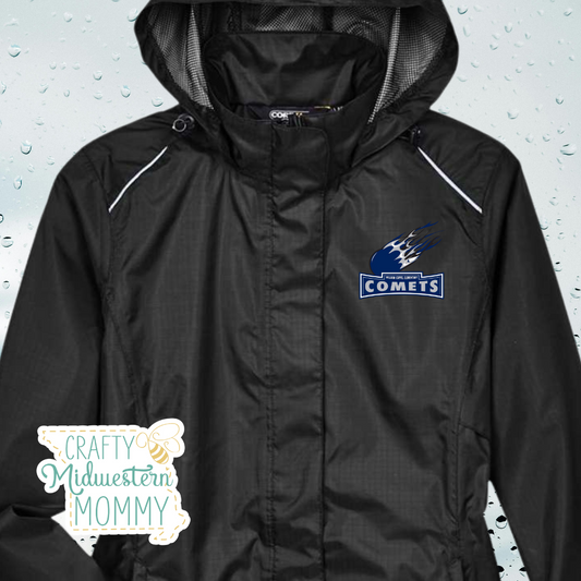 William Cappel Elementary Comets Women's Rain Jacket