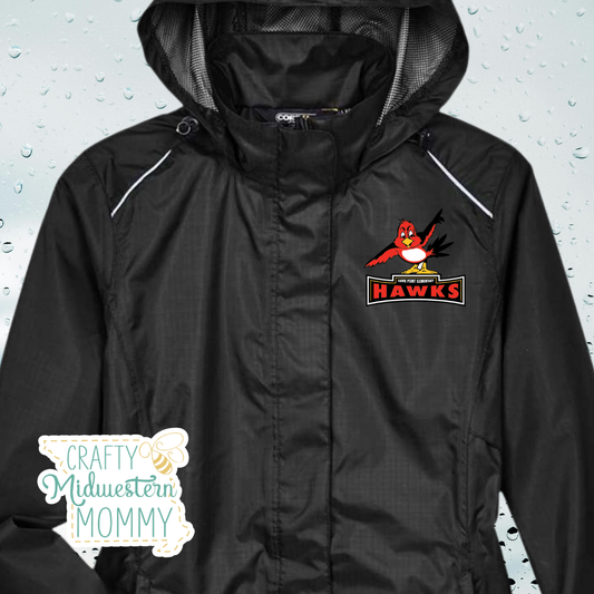 Hawk Point Elementary Hawks Women's Rain Jacket