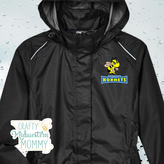 New Horizons High School Hornets Women's Rain Jacket