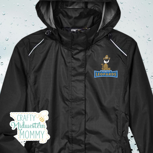 Lincoln Elementary Leopards Women's Rain Jacket