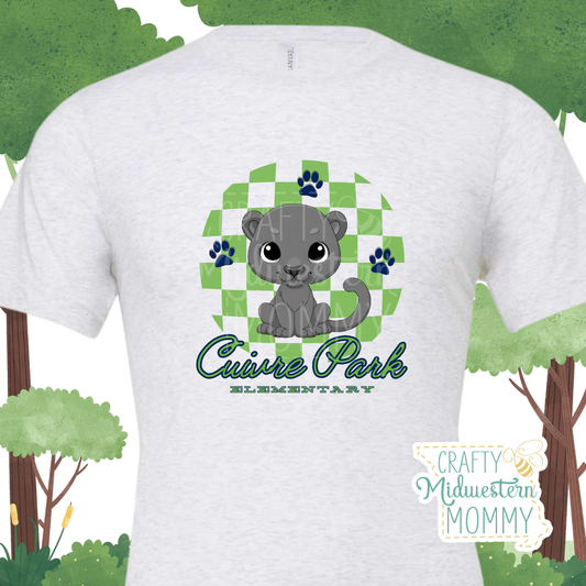 Cuivre Park Elementary Panthers Retro T-Shirt