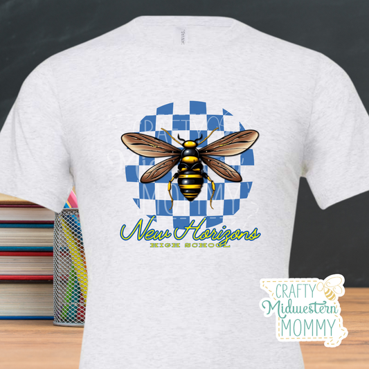 New Horizons High School Hornets Retro T-Shirt