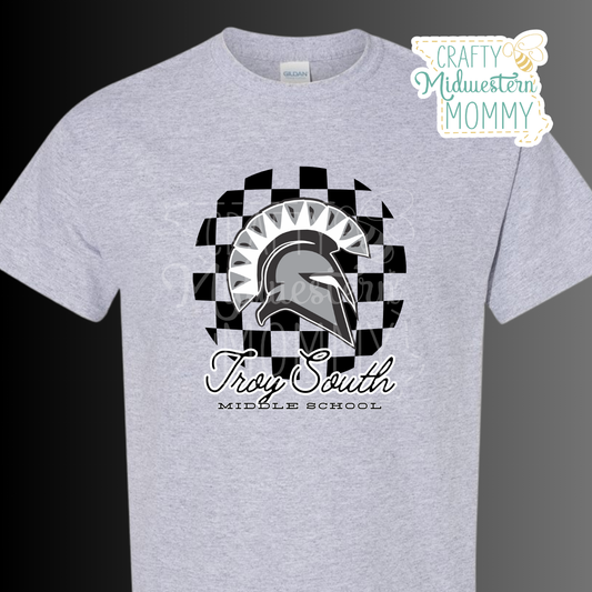 Troy South Middle School Retro Titans T-Shirt