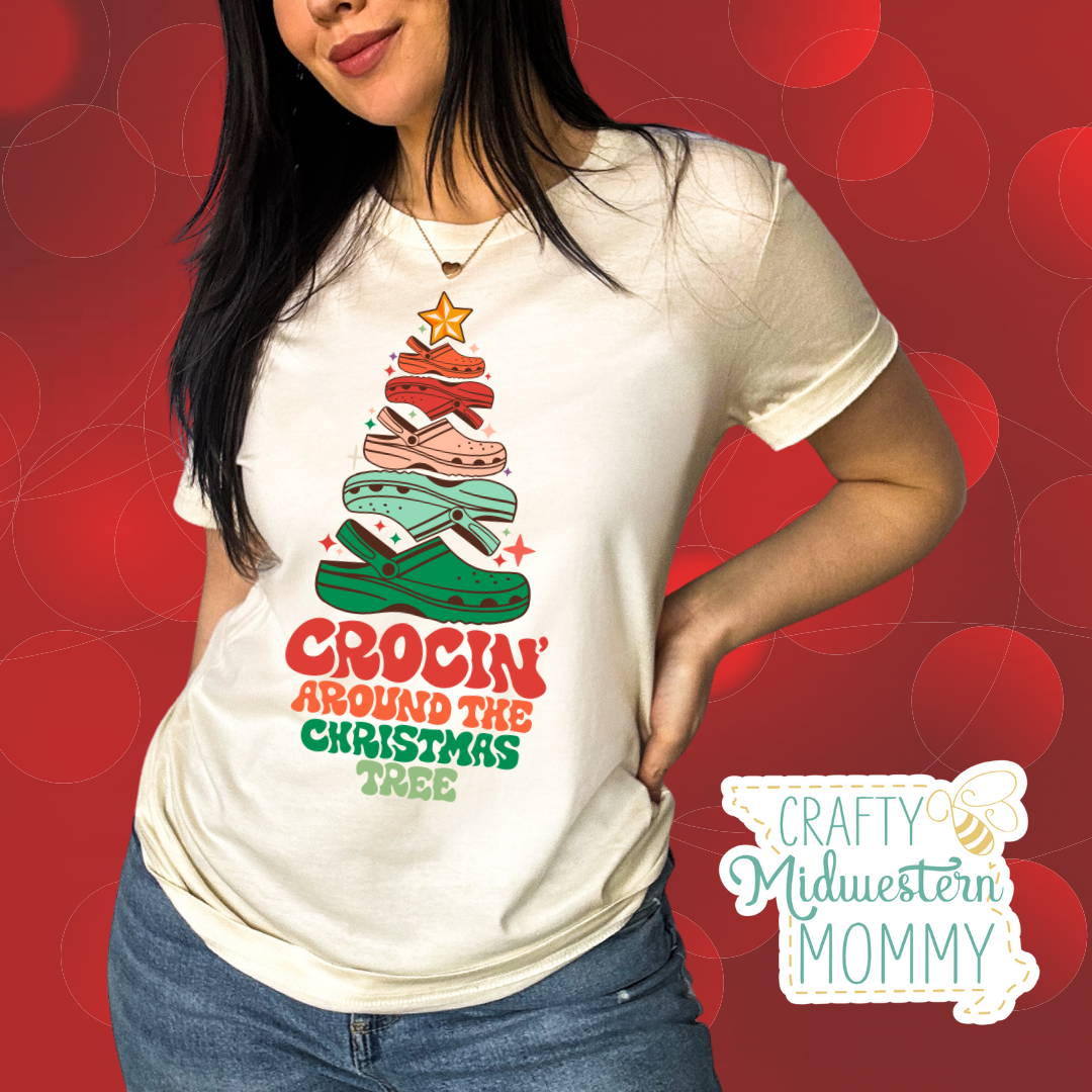 Crocin Around the Christmas Tree Short Sleeve Tee