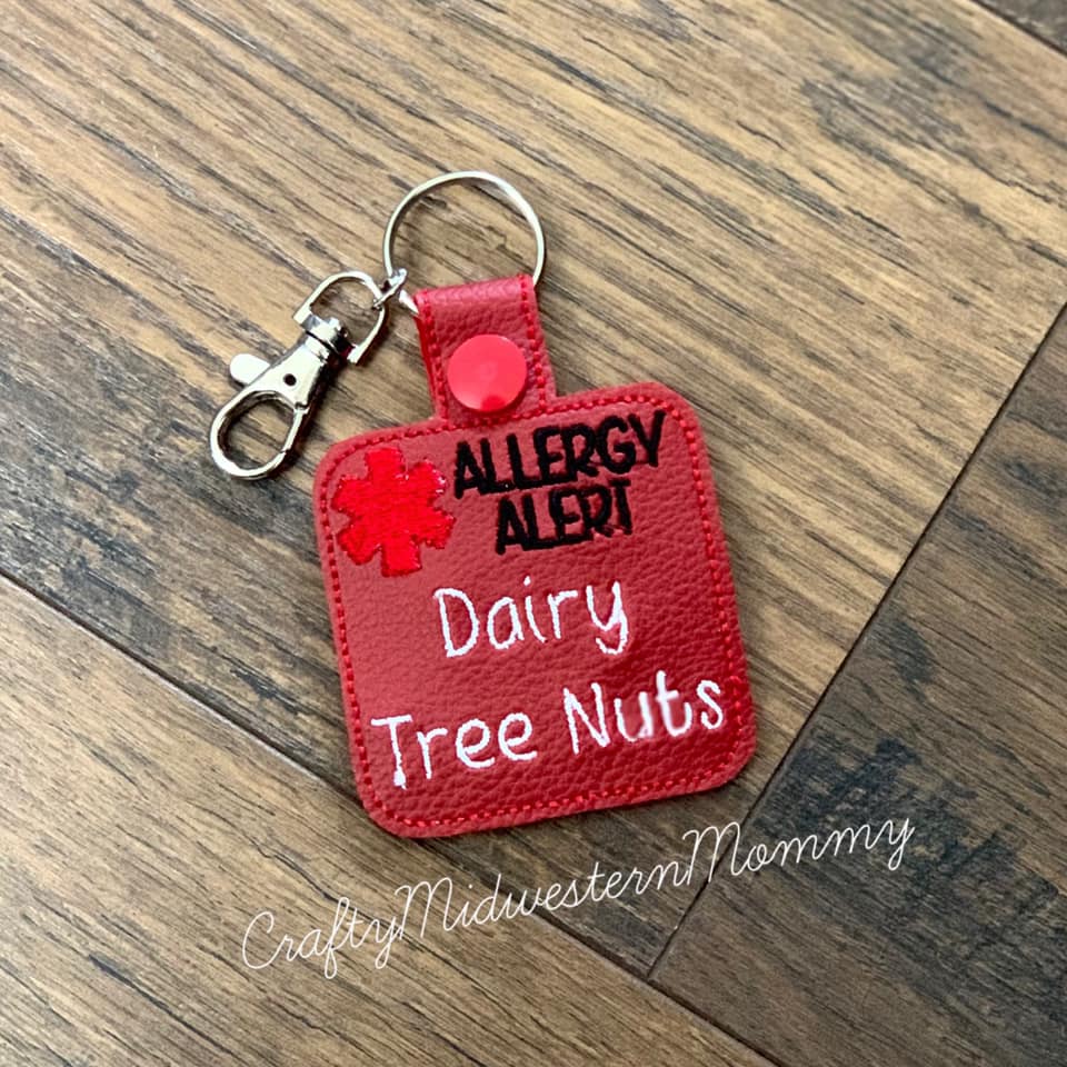 Allergy/Medical Alert Keychain