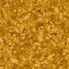 QT Fabrics Joyful Garden Fluttering Petals Watercolor Texture Gold