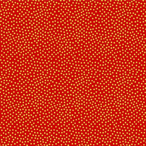 Michael Miller Fabrics Garden Pindot w/Metallic Paprika