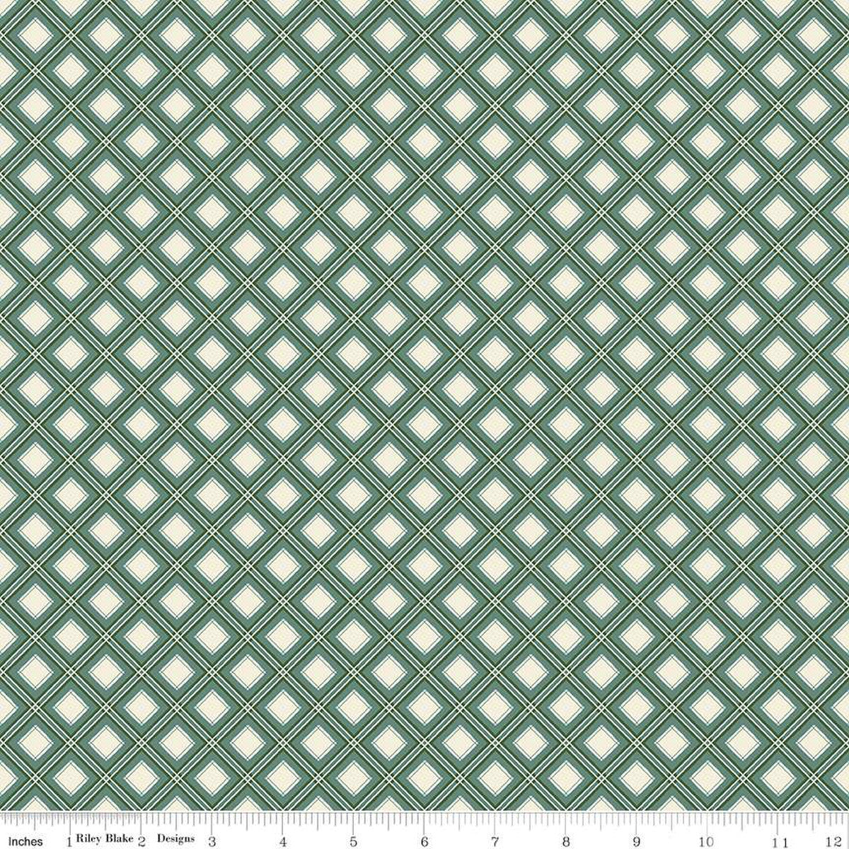 Riley Blake Yuletide Forest Plaid Sage