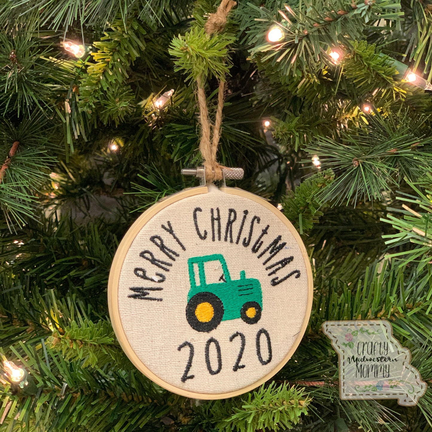 Embroidery Hoop Ornaments