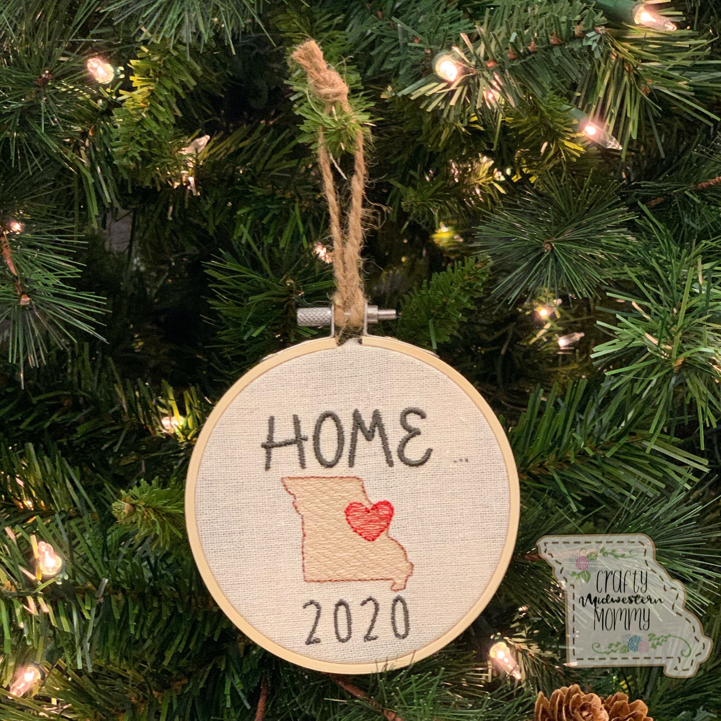 Embroidery Hoop Ornaments