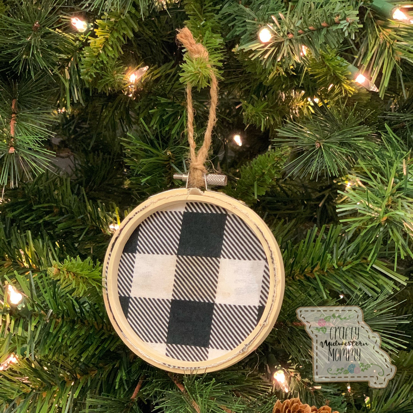 Embroidery Hoop Ornaments