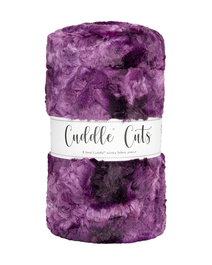 2 Yard Luxe Cuddle® Cut Galaxy Plum