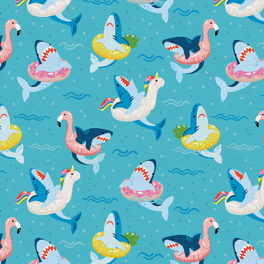 Paintbrush Studio Fun in the Sun Shark Attack Blue