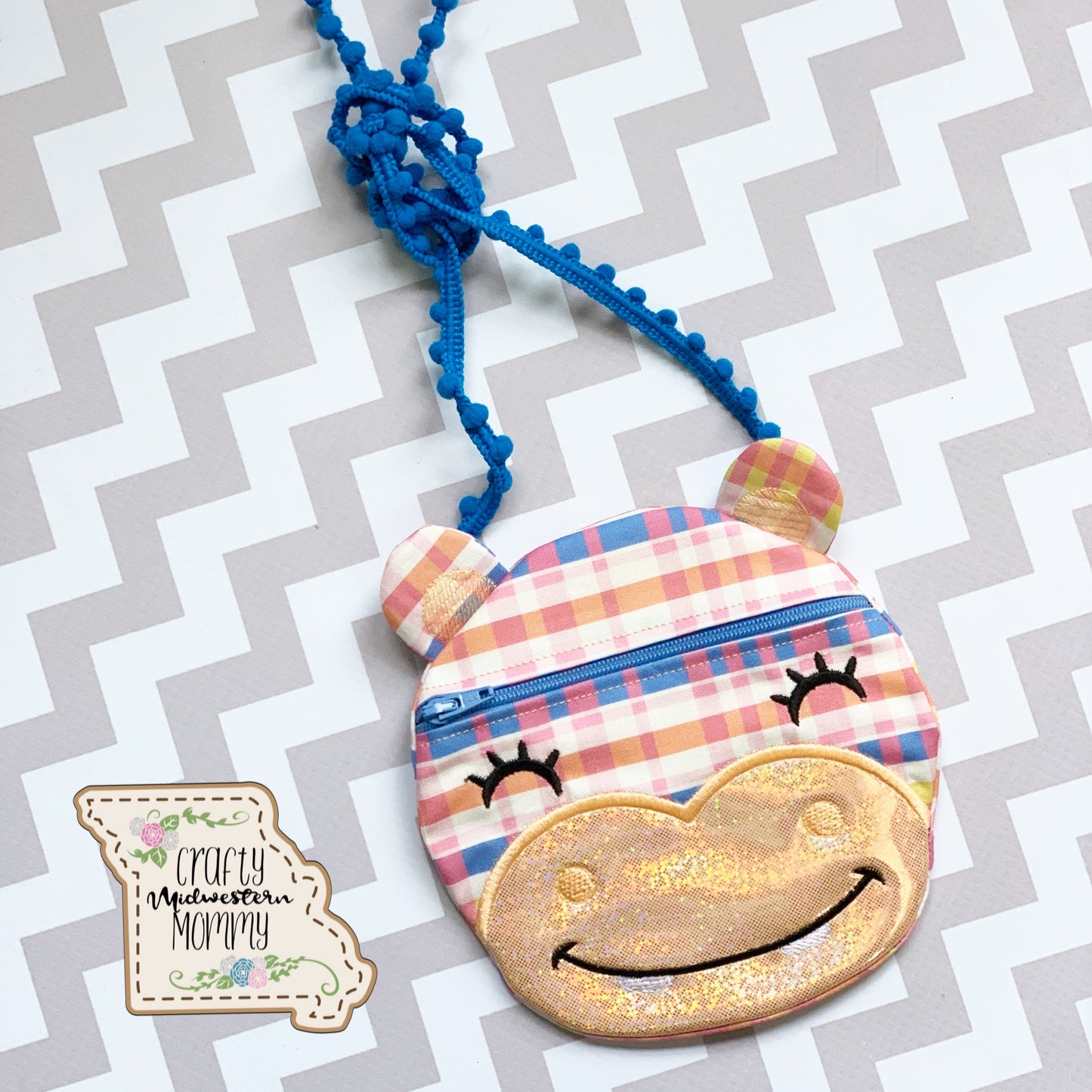 Hippo Zipper Bag
