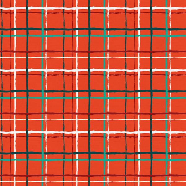 Paintbrush Studio Handmade Holiday Plaid Red