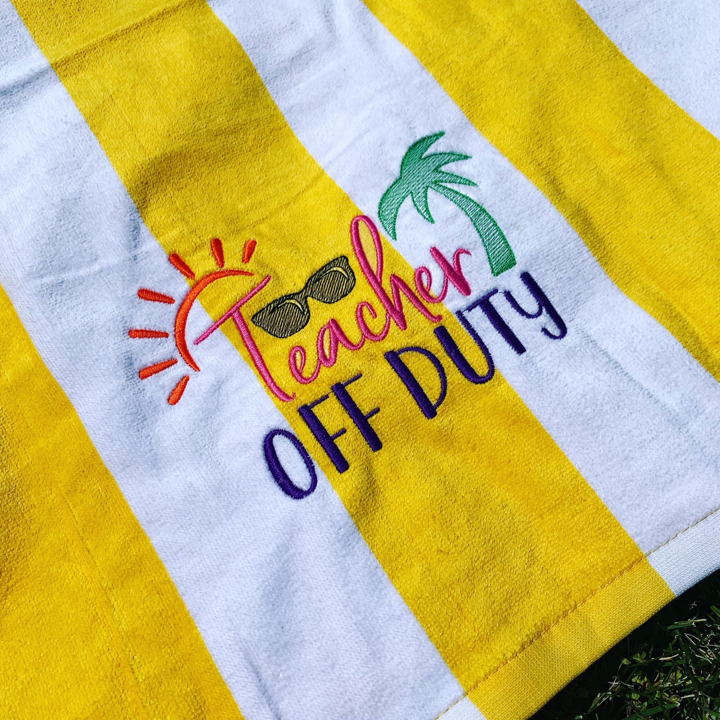 Teacher Off Duty Towels
