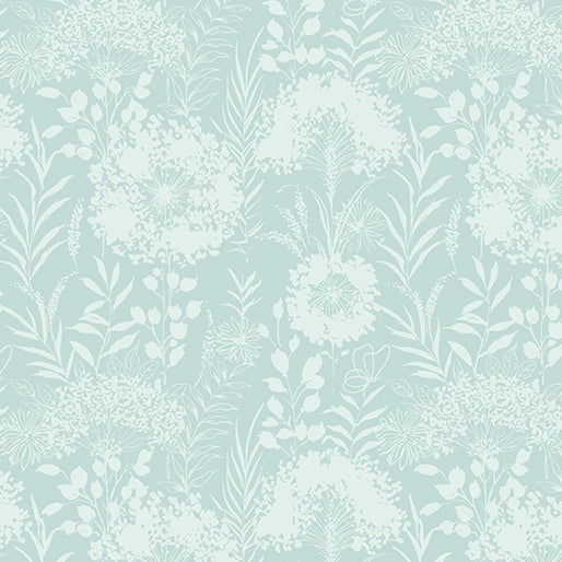Benartex Fabrics Montgomery Wildflower Dreams Light Teal