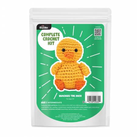 Bucilla Amigurumi Kit 5in Quackers the Duck