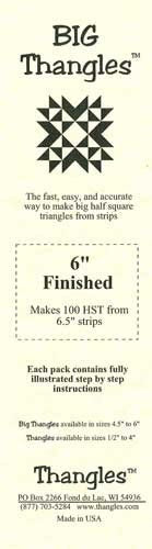 Big Thangles - 6" Finished