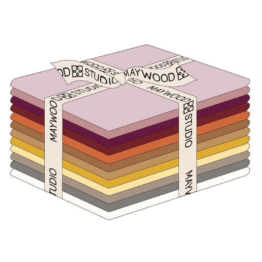 Maywood Studio - Silky Solids Reverie Fat Quarter Bundle