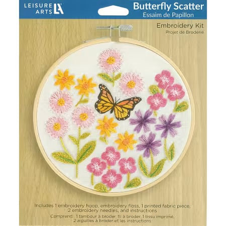 Butterfly Scatter Embroidery Kit