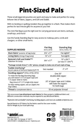 Pint-size Pals Jump Starters Pattern
