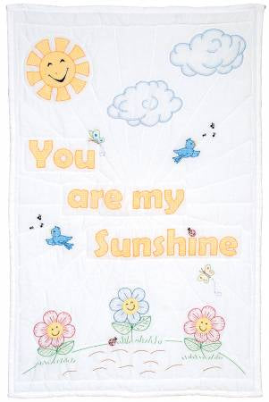 Crib Quilt Top - You Are My Sunshine