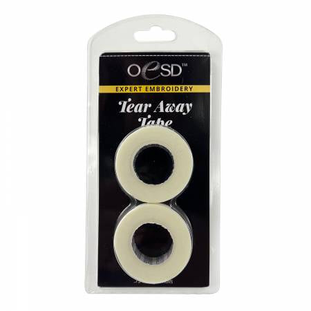 OESD Expert Embroidery Tear Away Tape 2 Rolls 3/4in x 10yds
