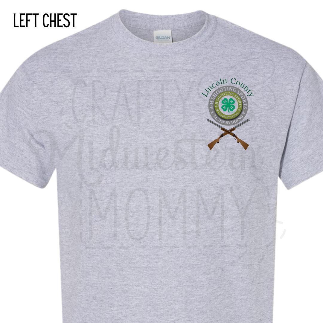 Lincoln County 4H Shooting Sports Shirt 2025 - Sport Grey