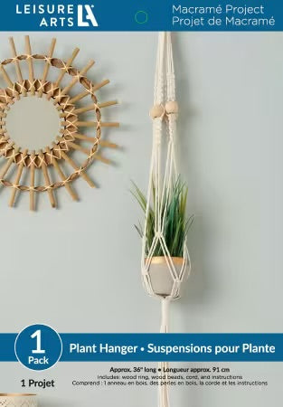 Leisure Arts Macrame Kit Plant Hanger