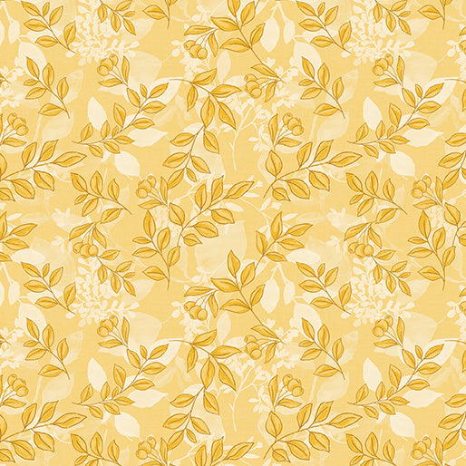 Benartex Fabrics Montgomery Mountain Foliage Maize