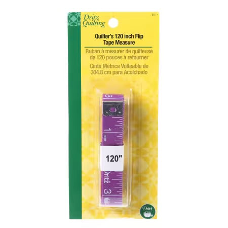 Quilters Flip Tape Measure - 120 Inch